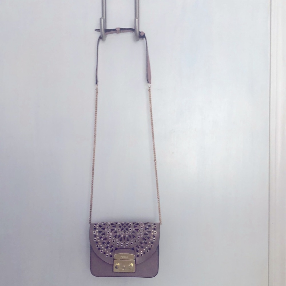Dusty Pink Furla crossbody